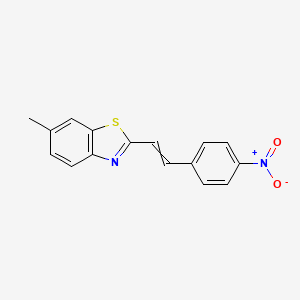 6-Methyl-2-[2-(4-nitrophenyl)ethenyl]-1,3-benzothiazole