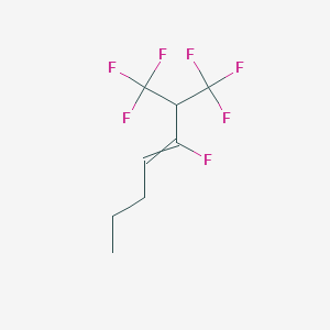 1,1,1,3-Tetrafluoro-2-(trifluoromethyl)hept-3-ene