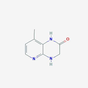 molecular formula C8H9N3O B1455500 8-甲基-3,4-二氢吡啶并[2,3-b]吡嗪-2(1H)-酮 CAS No. 1314934-34-3