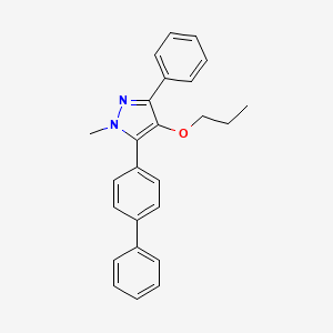 5-([1,1'-Biphenyl]-4-yl)-1-methyl-3-phenyl-4-propoxy-1H-pyrazole