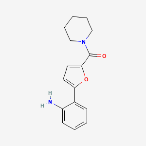 [5-(2-Aminophenyl)furan-2-yl](piperidin-1-yl)methanone