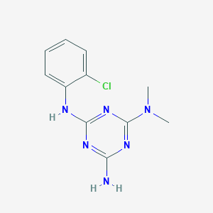 N~4~-(2-Chlorophenyl)-N~2~,N~2~-dimethyl-1,3,5-triazine-2,4,6-triamine