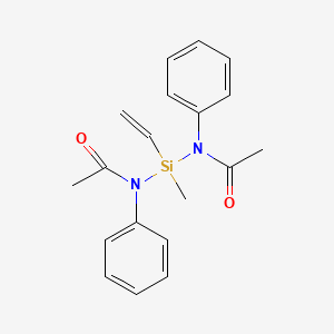 N,N'-[Ethenyl(methyl)silanediyl]bis(N-phenylacetamide)