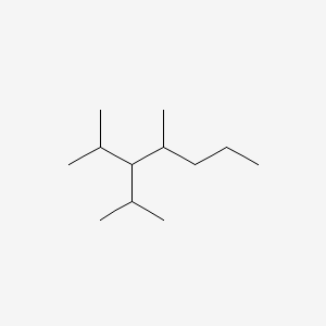 2,4-Dimethyl-3-(propan-2-yl)heptane