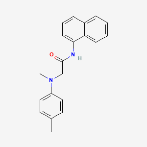 N~2~-Methyl-N~2~-(4-methylphenyl)-N-naphthalen-1-ylglycinamide