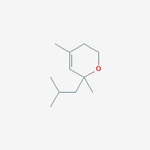 4,6-Dimethyl-6-(2-methylpropyl)-3,6-dihydro-2H-pyran