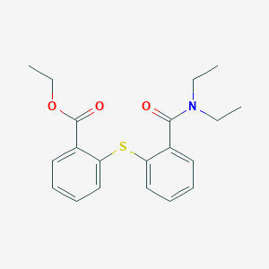 Ethyl 2-{[2-(diethylcarbamoyl)phenyl]sulfanyl}benzoate