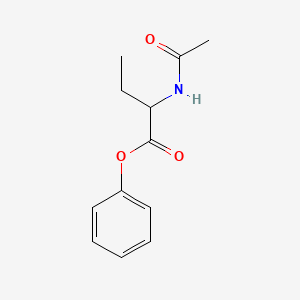 Butanoic acid, 2-(acetylamino)-, phenyl ester