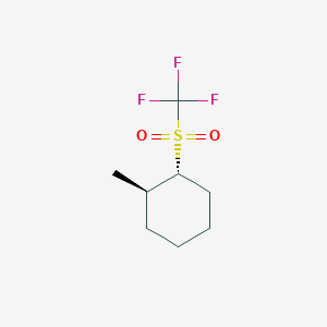 (1R,2R)-1-Methyl-2-(trifluoromethanesulfonyl)cyclohexane