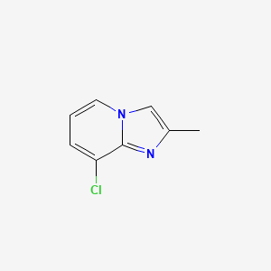 molecular formula C8H7ClN2 B1455518 8-氯-2-甲基咪唑并[1,2-a]吡啶 CAS No. 173159-42-7