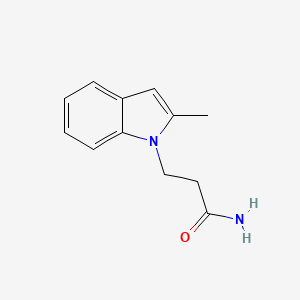 3-(2-Methyl-1H-indol-1-yl)propanamide