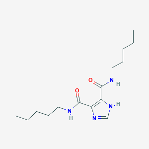 N~4~,N~5~-Dipentyl-1H-imidazole-4,5-dicarboxamide