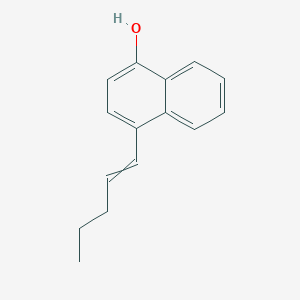 4-(Pent-1-EN-1-YL)naphthalen-1-OL