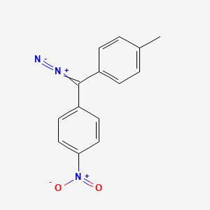 1-[Diazo(4-methylphenyl)methyl]-4-nitrobenzene