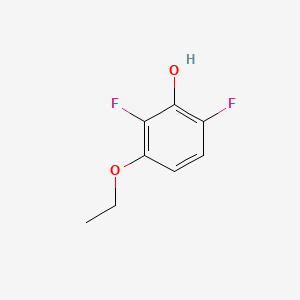 molecular formula C8H8F2O2 B1455527 3-乙氧基-2,6-二氟苯酚 CAS No. 1092461-31-8