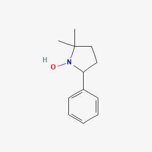 1-Hydroxy-2,2-dimethyl-5-phenylpyrrolidine