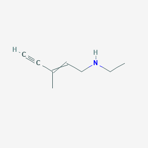 N-Ethyl-3-methylpent-2-en-4-yn-1-amine