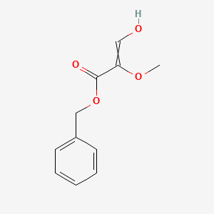 molecular formula C11H12O4 B14555367 Benzyl 3-hydroxy-2-methoxyprop-2-enoate CAS No. 62004-86-8