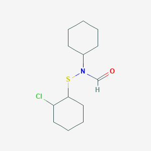 N-[(2-Chlorocyclohexyl)sulfanyl]-N-cyclohexylformamide