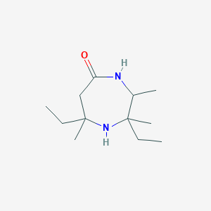 2,7-Diethyl-2,3,7-trimethyl-1,4-diazepan-5-one