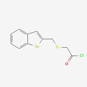 {[(1-Benzoselenophen-2-yl)methyl]sulfanyl}acetyl chloride