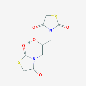 3,3'-(2-Hydroxypropane-1,3-diyl)di(1,3-thiazolidine-2,4-dione)