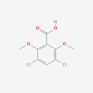 molecular formula C9H8Cl2O4 B145555 3,5-Dichlor-2,6-dimethoxybenzoesäure CAS No. 73219-91-7