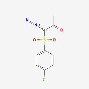 1-(4-Chlorobenzene-1-sulfonyl)-1-diazonioprop-1-en-2-olate