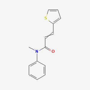 N-methyl-N-phenyl-3-thiophen-2-ylprop-2-enamide