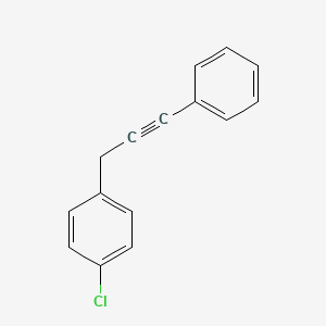 1-Chloro-4-(3-phenylprop-2-yn-1-yl)benzene