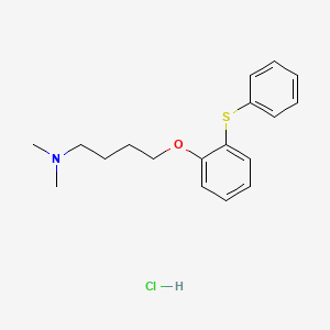 1-Butanamine, N,N-dimethyl-4-(2-(phenylthio)phenoxy)-, hydrochloride