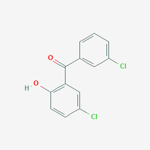 Methanone, (5-chloro-2-hydroxyphenyl)(3-chlorophenyl)-