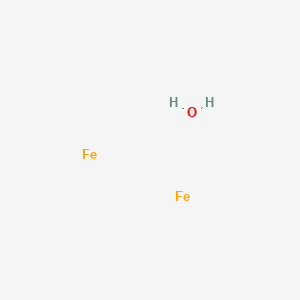 molecular formula Fe2H2O B14555577 iron;hydrate CAS No. 61674-70-2