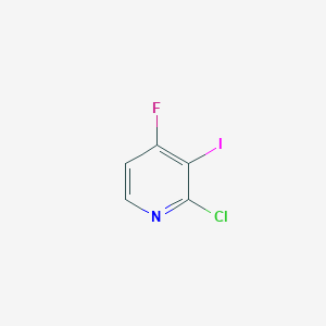 molecular formula C5H2ClFIN B1455563 2-Chloro-4-fluoro-3-iodopyridine CAS No. 1271477-28-1