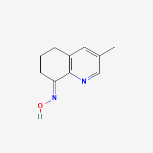 (NE)-N-(3-methyl-6,7-dihydro-5H-quinolin-8-ylidene)hydroxylamine