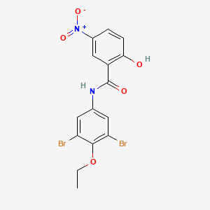 N-(3,5-Dibromo-4-ethoxyphenyl)-2-hydroxy-5-nitrobenzamide