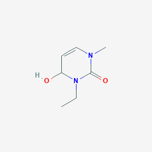 3-Ethyl-4-hydroxy-1-methyl-3,4-dihydropyrimidin-2(1H)-one