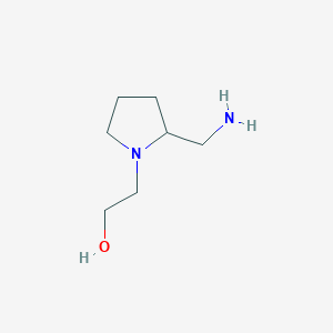 1-Pyrrolidineethanol, 2-(aminomethyl)-