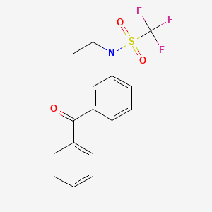 N-(3-Benzoylphenyl)-N-ethyl-1,1,1-trifluoromethanesulfonamide