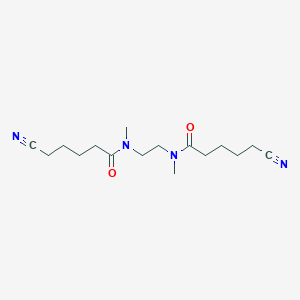 N,N'-(Ethane-1,2-diyl)bis(5-cyano-N-methylpentanamide)