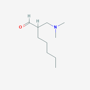 2-[(Dimethylamino)methyl]heptanal