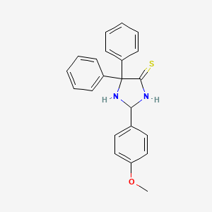 2-(4-Methoxyphenyl)-5,5-diphenylimidazolidine-4-thione