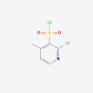 molecular formula C6H5Cl2NO2S B1455582 2-Chloro-4-methyl-pyridine-3-sulfonyl chloride CAS No. 1208081-91-7