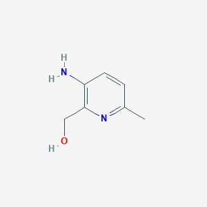molecular formula C7H10N2O B1455592 3-氨基-6-甲基-2-羟甲基吡啶 CAS No. 32398-86-0