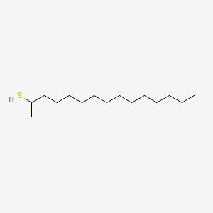 molecular formula C15H32S B14555930 Pentadecane-2-thiol CAS No. 62155-05-9