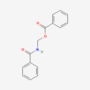 molecular formula C15H13NO3 B14556036 Benzamidomethyl benzoate CAS No. 61652-83-3