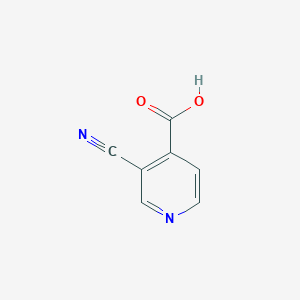 molecular formula C7H4N2O2 B1455604 3-Cyanoisonicotinic acid CAS No. 1060802-59-6