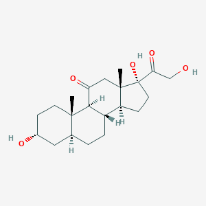 molecular formula C21H32O5 B145561 异四氢可的松 CAS No. 547-77-3