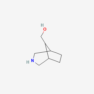 molecular formula C8H15NO B1455610 3-氮杂双环[3.2.1]辛烷-8-基甲醇 CAS No. 920016-99-5