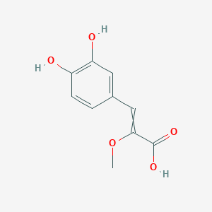 3-(3,4-Dihydroxyphenyl)-2-methoxyprop-2-enoic acid